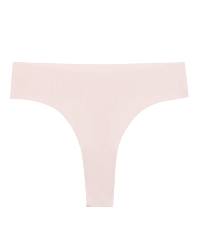 Front of a size 2XLarge VIP Thong in Rose Quartz by Uwila Warrior. | dia_product_style_image_id:274333
